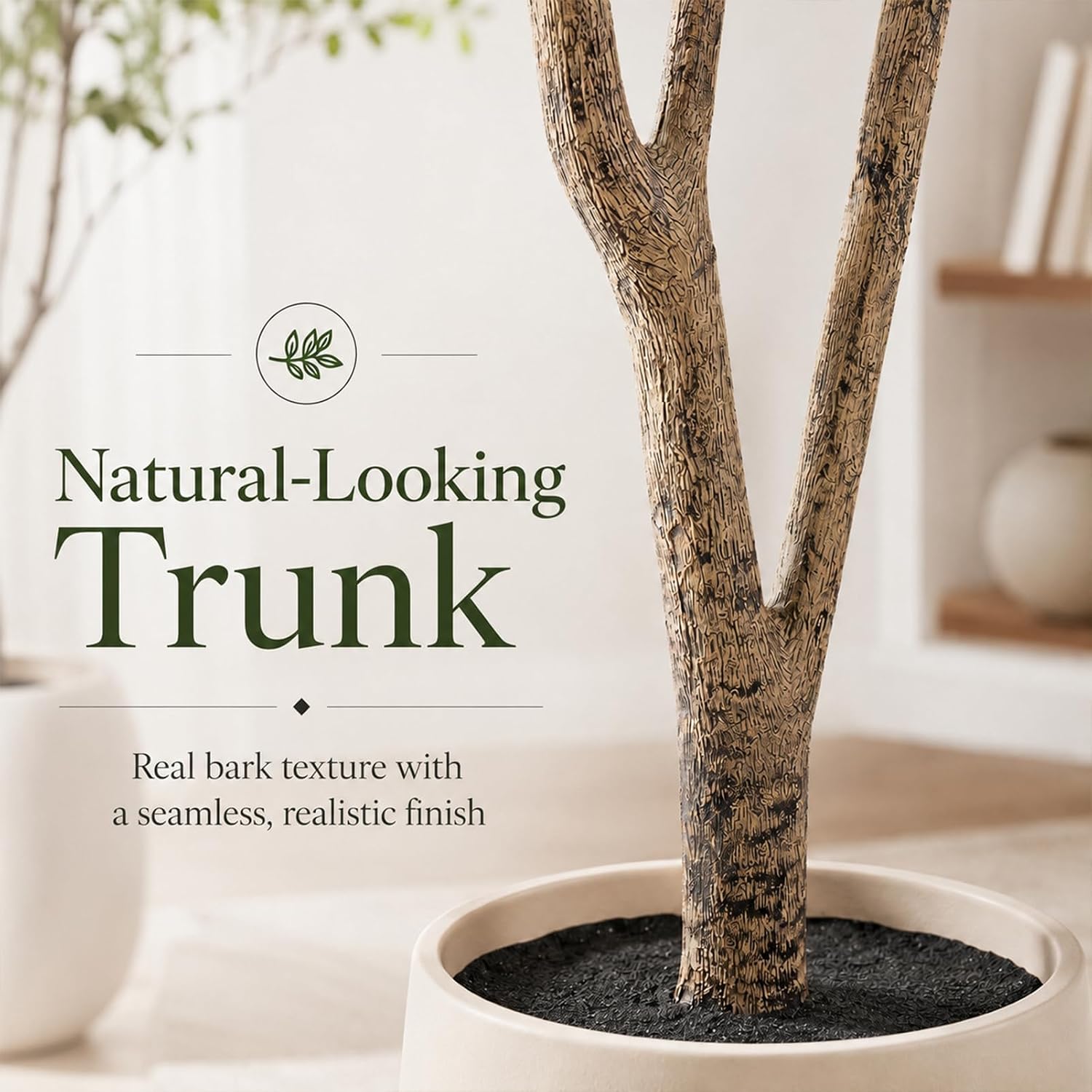 Olive Trees Artificial Indoor 7FT, Tall Faux Olive Tree | 8.8lb Heavy Base, Upgraded Silk Faux Olive Tree with Realistic Leaves & Fruits, for Home Office Decor Living Room